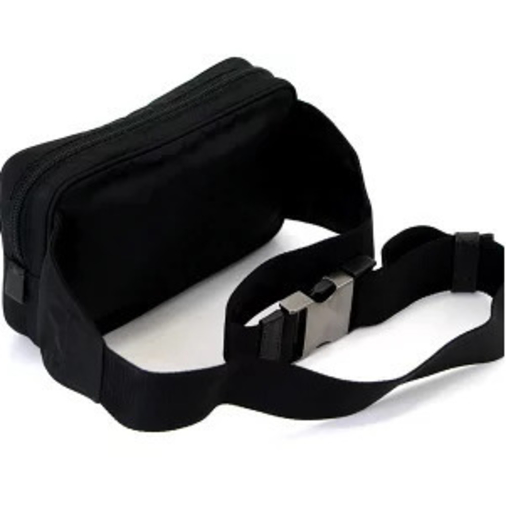 Prada Triangle Logo Tessuto Body Bum Crossbody Belt Bag Waist Black - Picture 3 of 6